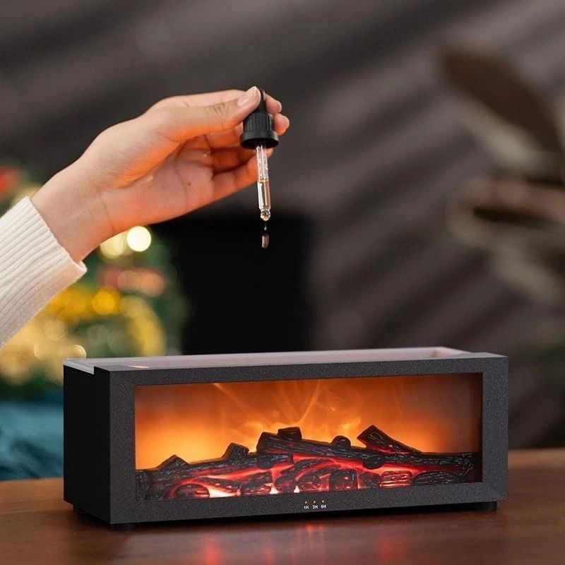Fireside Glow Aroma Diffuser Humidifier 0