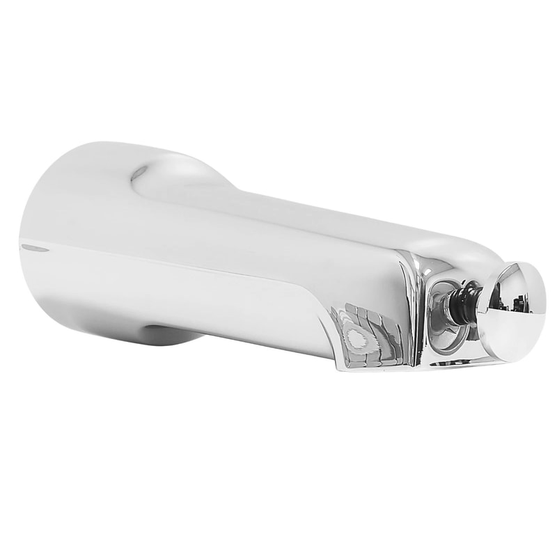 Mixet Slip Fit Diverter Tub Spout Chrome 1