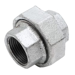 galvanized iron union with brass seat