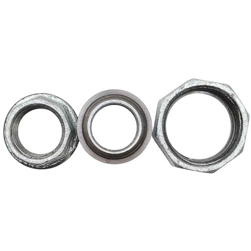 Galvanized Iron Union With Brass Seat 2