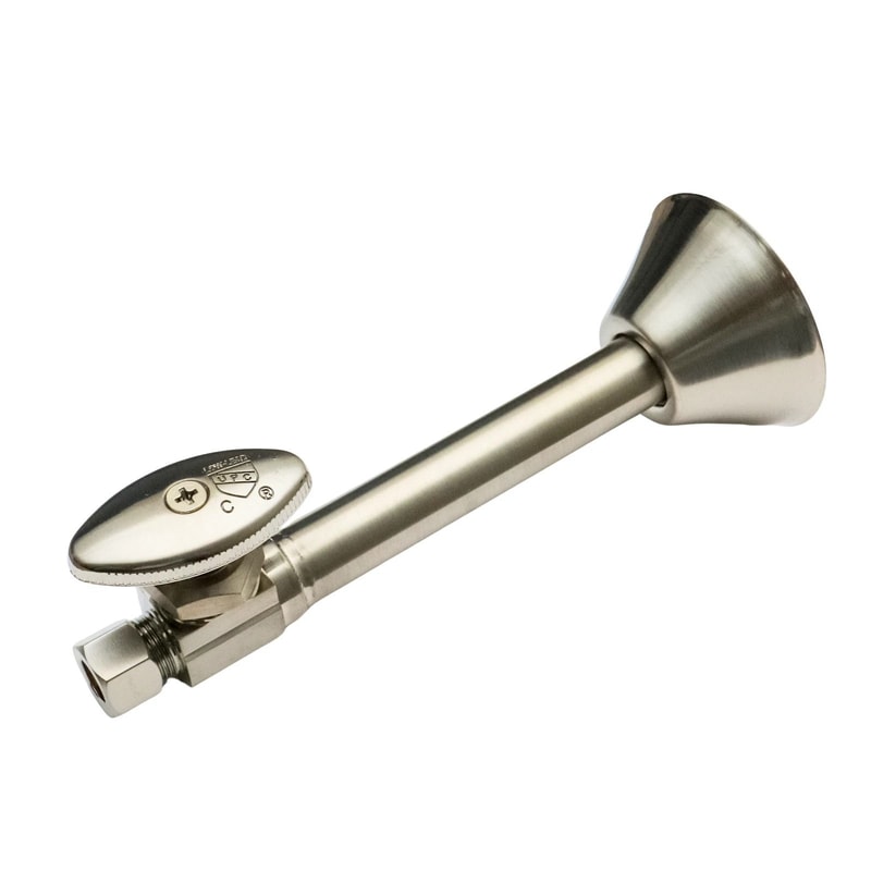 Copper Sweat Compression Straight Stop Valve With Bell Flange 0