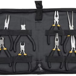 precision jewelry pliers set with cases