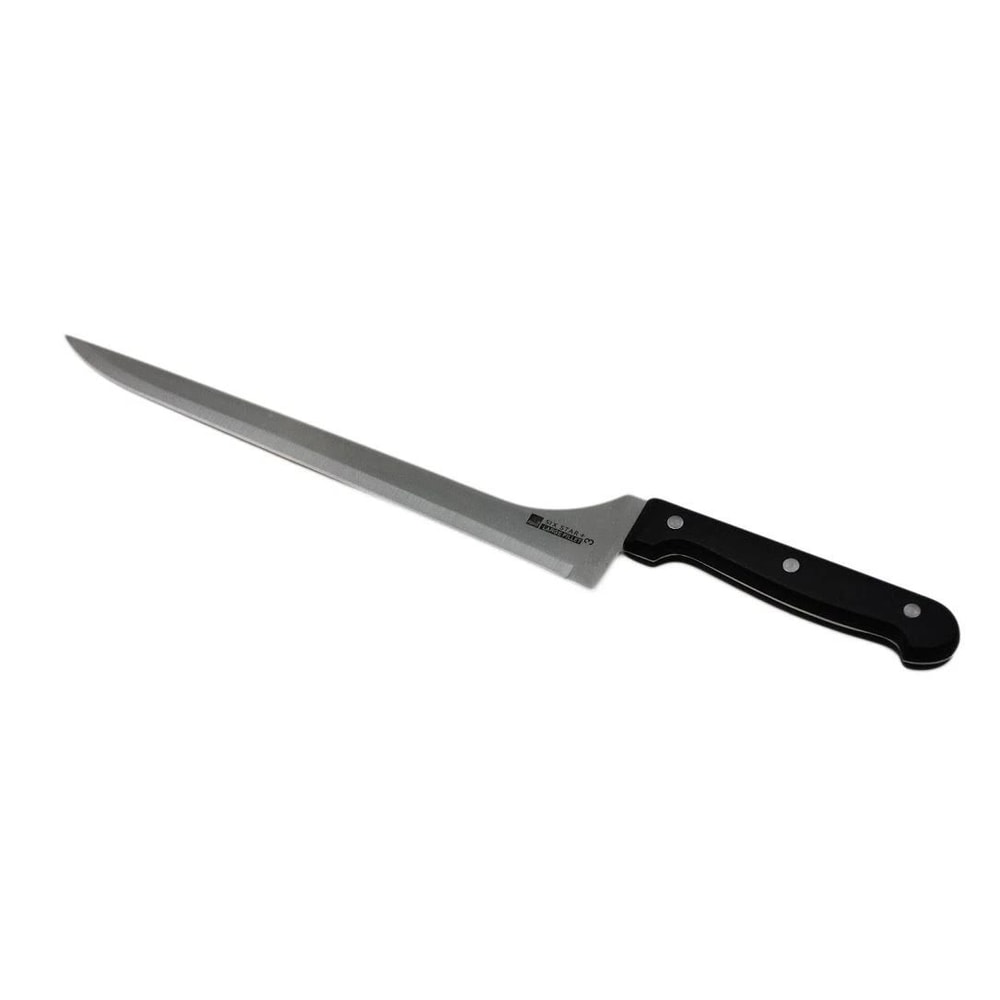 Ronco Showtime Six Star Stainless Steel Kitchen Black Fillet Knife Cutlery 0