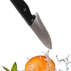 perfectchop chef's knife high carbon steel blade with long-lasting sharp cutting edge