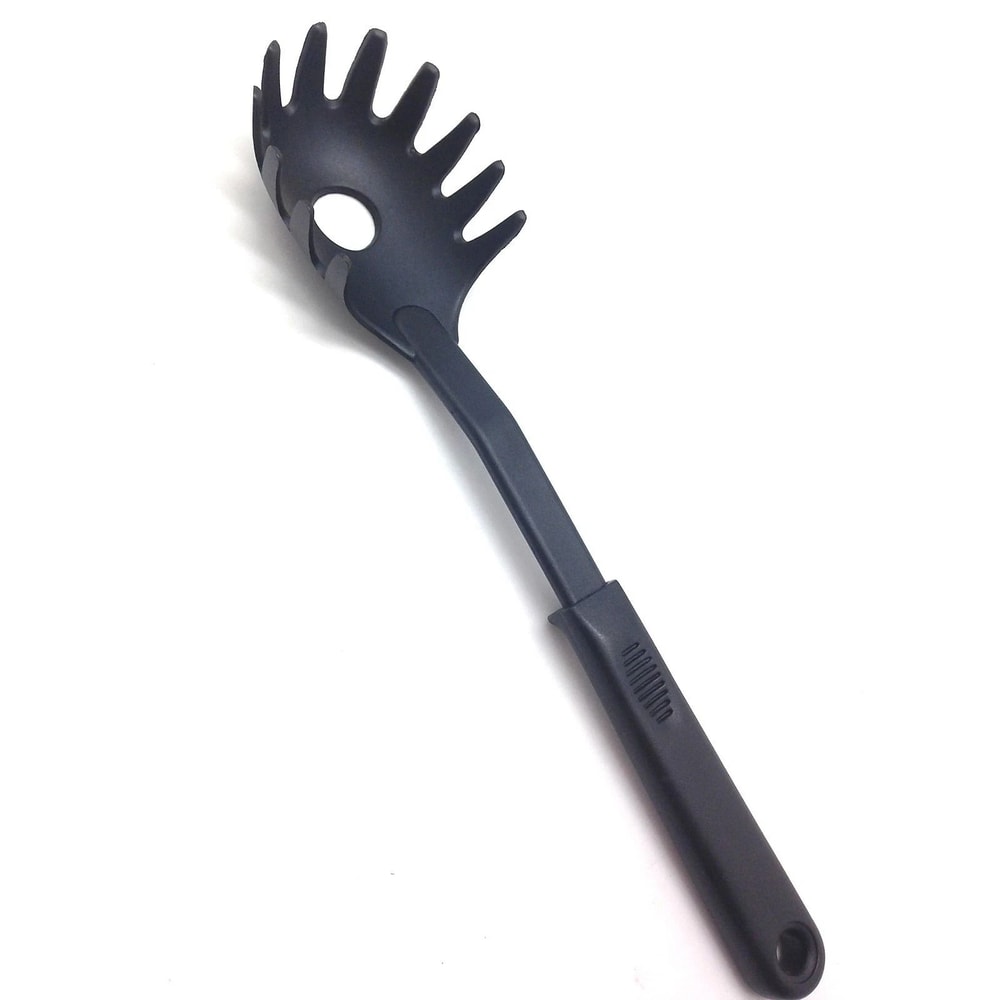 Pasta Server Spoon Fork Scooper Kitchen Tool Utensil Noodle Claw Black 0