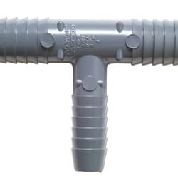 pvc insert tee plastic insert fitting for barbed pipe connections