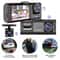 Dual Lens Car Dash Cam With FrontRearInside Video Recorder And G Sensor 2