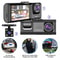 Dual Lens Car Dash Cam With FrontRearInside Video Recorder And G Sensor 2