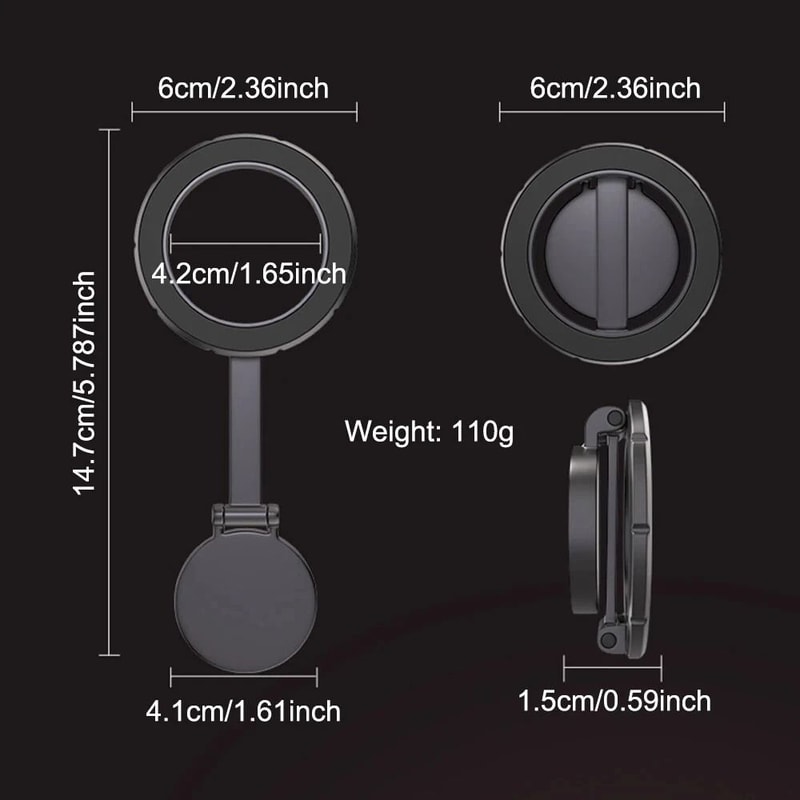 Magnetic Car Desktop Phone Mount With Magnetic Phone Holder Technology 1