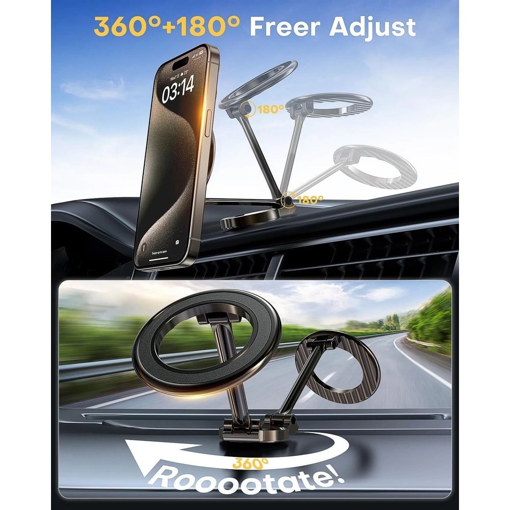 Magnetic Car Desktop Phone Mount With Magnetic Phone Holder Technology 6