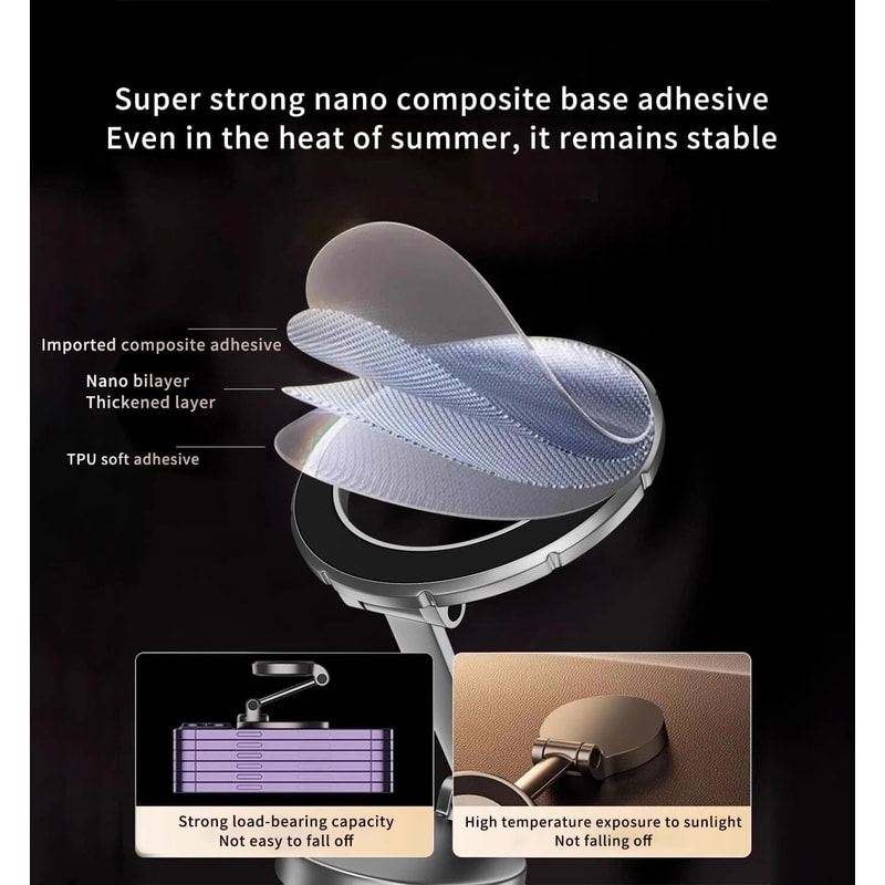 Magnetic Car Desktop Phone Mount With Magnetic Phone Holder Technology 8