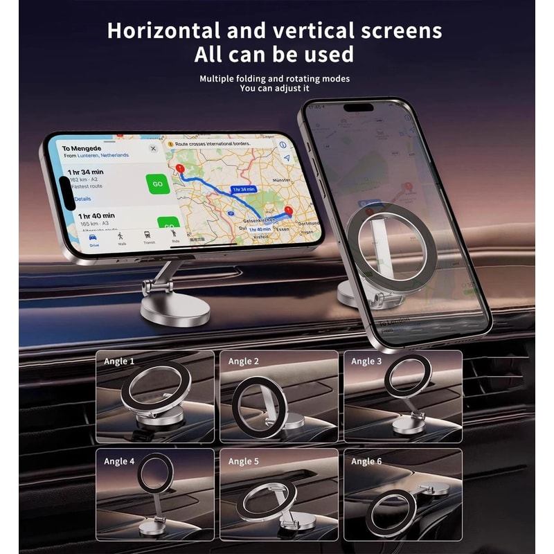 Magnetic Car Desktop Phone Mount With Magnetic Phone Holder Technology 9