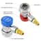 Premium Automotive AC Service Coupler Set Leak Proof HighLow Side AC Quick Coupler Adapter 5