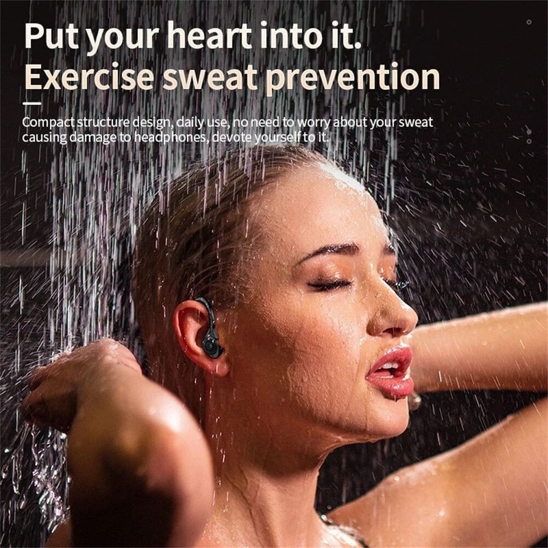 Wireless Bluetooth TWS Earbuds With Ear Hook Stereo Headphones 2