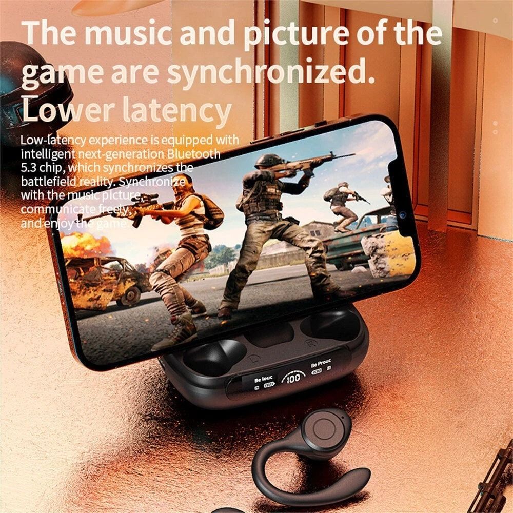 Wireless Bluetooth TWS Earbuds With Ear Hook Stereo Headphones 3