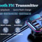 Bluetooth Car Adapter FM Transmitter USB PD Charger Hands Free Connectivity 2