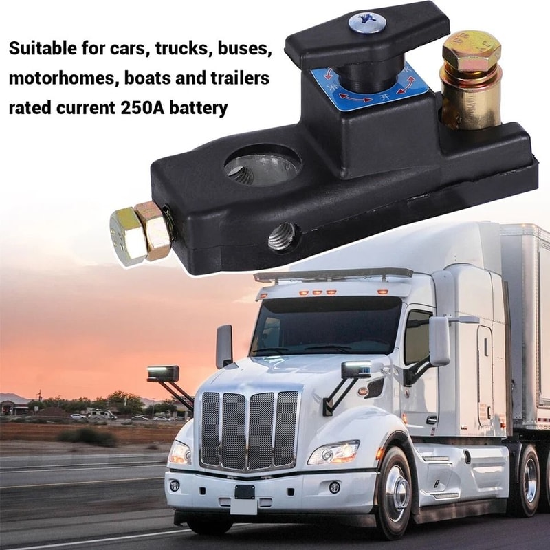 Heavy Duty Battery Cut Off Switch With Pure Copper Core For RVTruck Electrical Systems 2