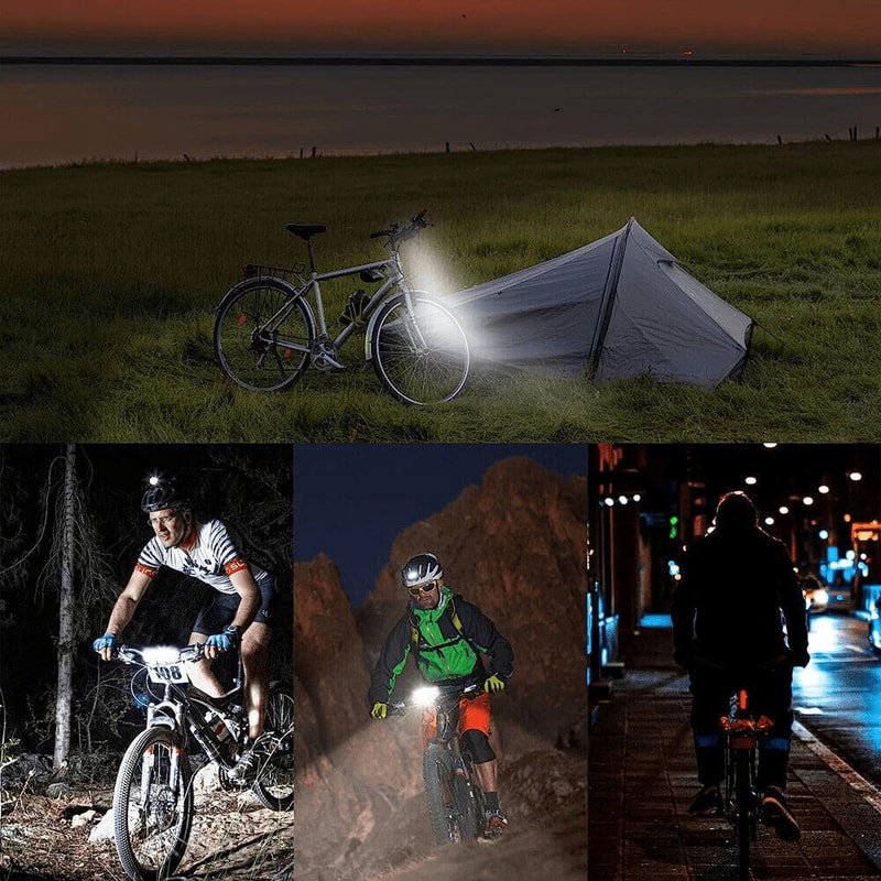 Waterproof Super Bright LED Bike Light USB Rechargeable Bicycle Front Headlight For Cycling 2