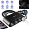 3 Way Car Cigarette Lighter Splitter With Voltage Display Dual USB For Truck Ultimate Power Soluti 6