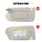 Beige Left Driver Side Sun Visor With Light For Nissan Altima 3