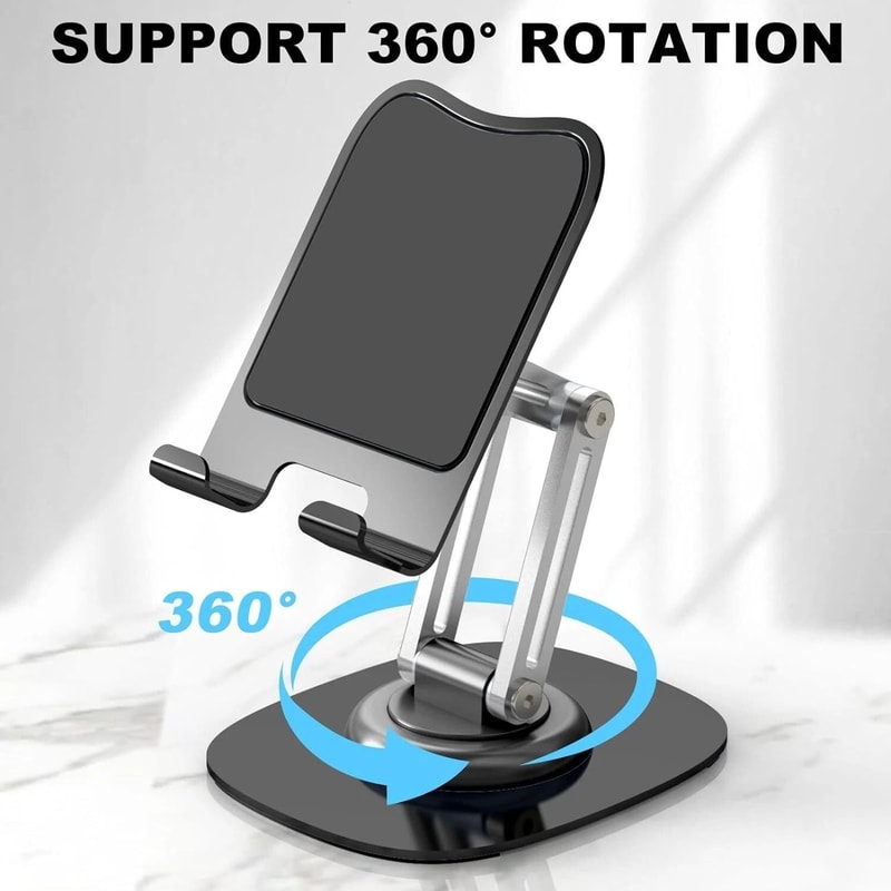 Foldable Adjustable Tablet Stand Desk Mount For IPhone And Android Phones 10