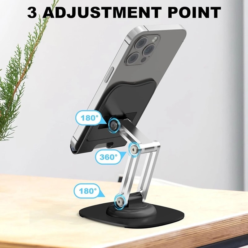 Foldable Adjustable Tablet Stand Desk Mount For IPhone And Android Phones 11