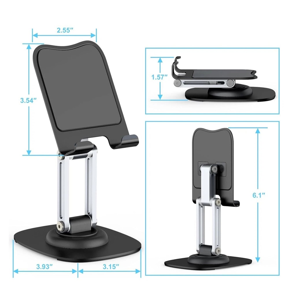 Foldable Adjustable Tablet Stand Desk Mount For IPhone And Android Phones 3