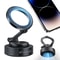 360 Adjustable Magnetic Car Phone Holder For Suction Cup Mount For IPhone Android 0