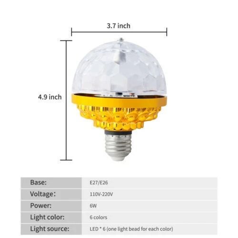 LED Disco Ball Light With Remote Control Party Magic Stage Light For DJs And Events 7