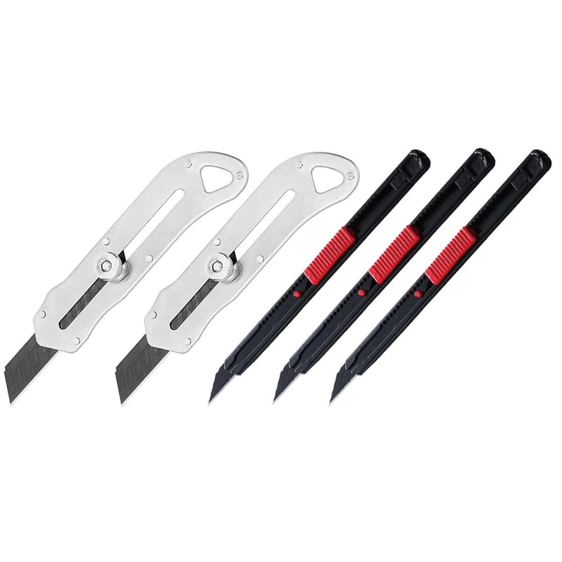 Heavy Duty Box Cutter Knife With Adjustable Length And Rust Resistant Handle 13