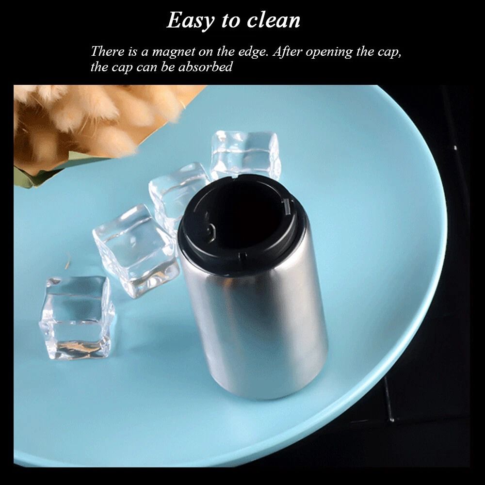 Automatic Beer And Soda Bottle Opener Stainless Steel Magnetic Cap Remover For Bar Use 8