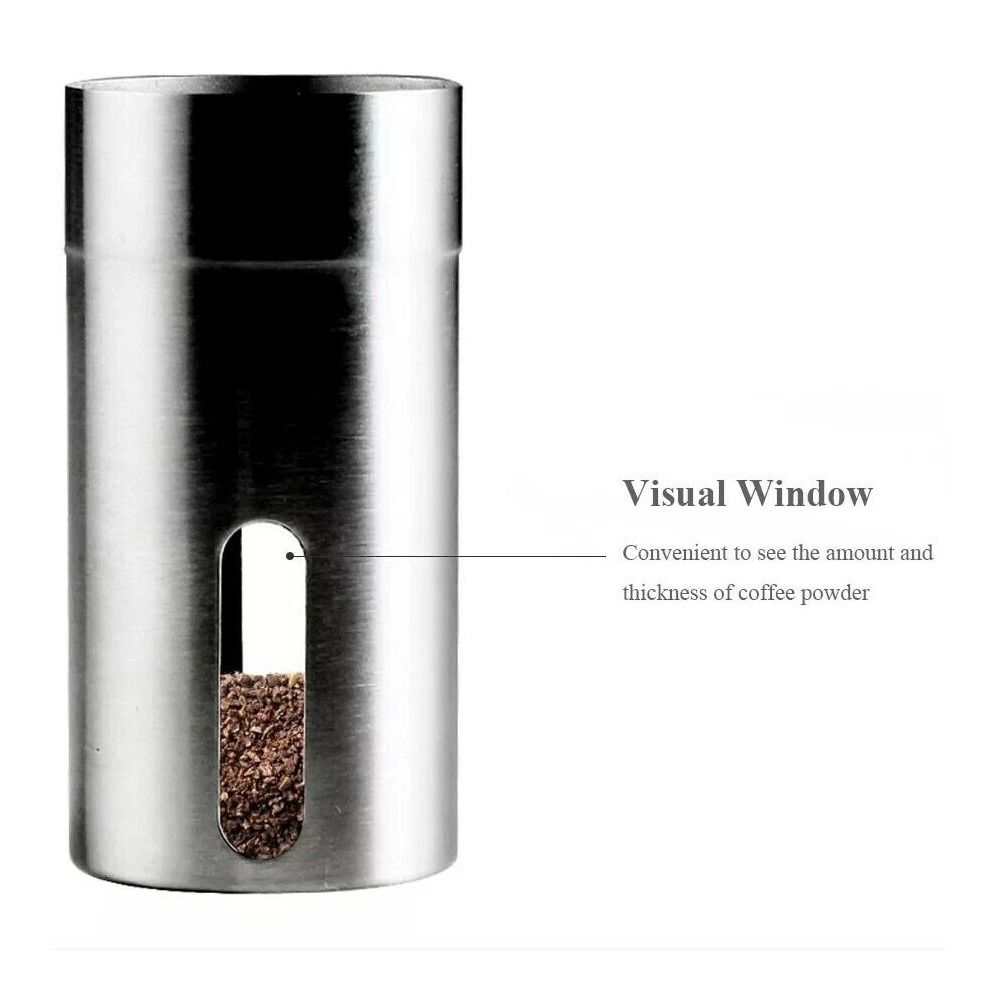 Manual Coffee Grinder With Ceramic Burr Stainless Steel Portable Coffee Mill 4