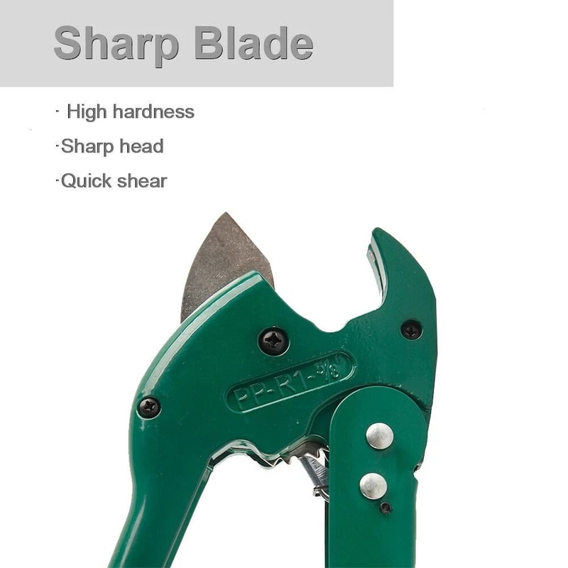 HeavyDuty PVC Pipe Cutter Ratcheting Tool With Metal Handle 3