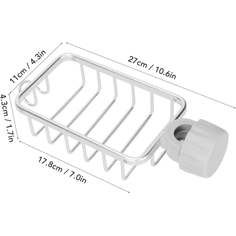 Space Saving Drain Rack Storage Shelf Kitchen Bathroom Sink Organizer 6