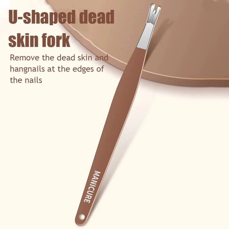 Manicure Pedicure Set Nail Clippers And Cuticle Grooming Kit With Ear Pick Cleaner Case 4