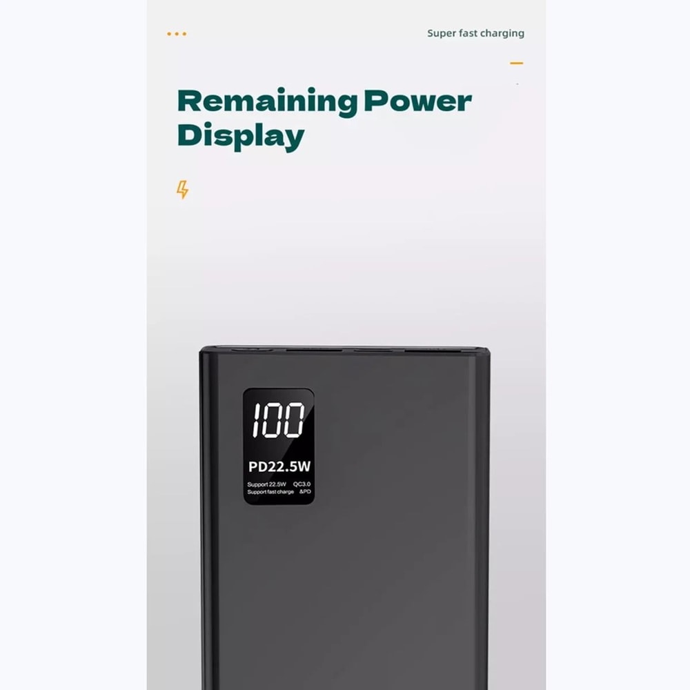 Portable Power Bank With Fast Charging External Battery Backup For Cell Phones 1