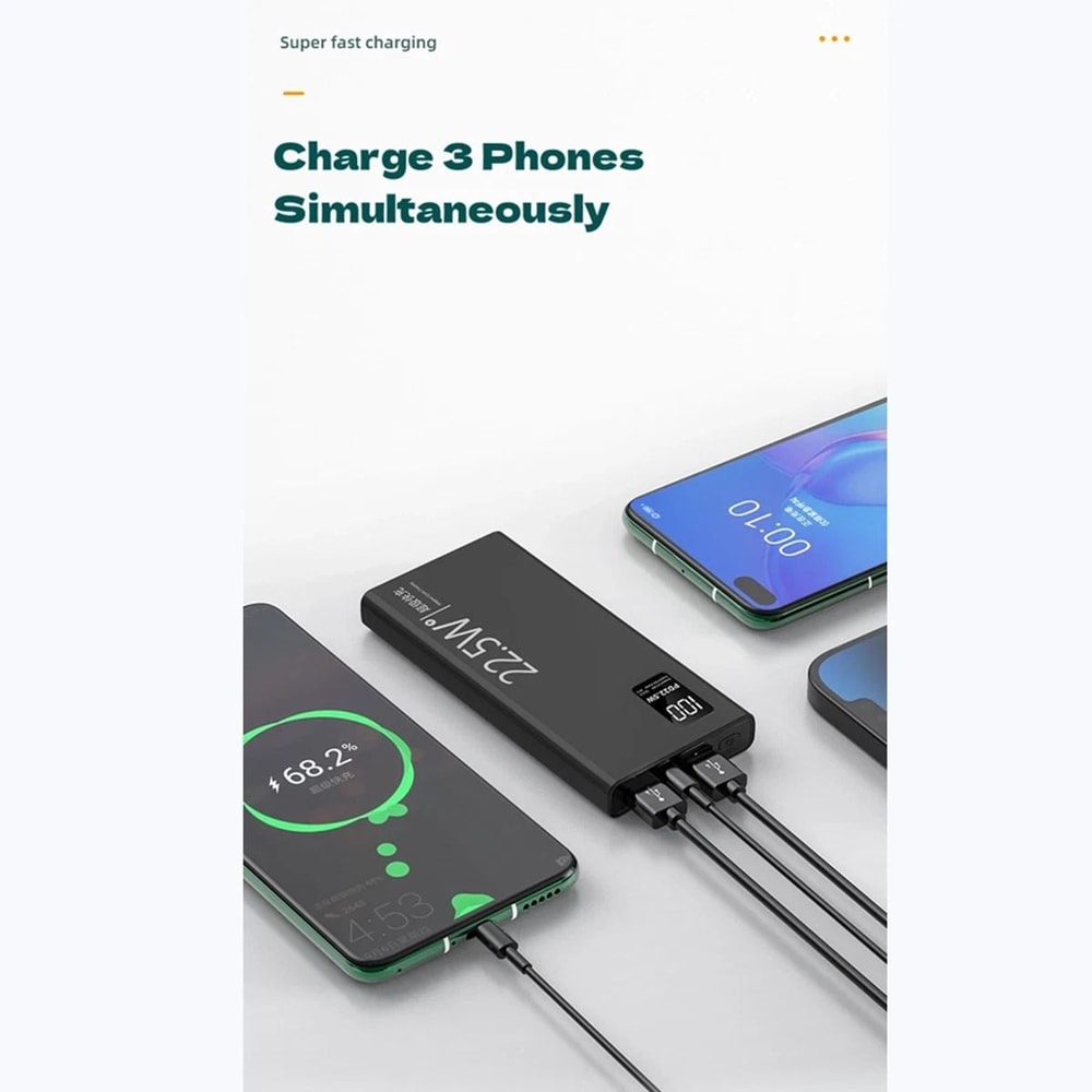 Portable Power Bank With Fast Charging External Battery Backup For Cell Phones 2