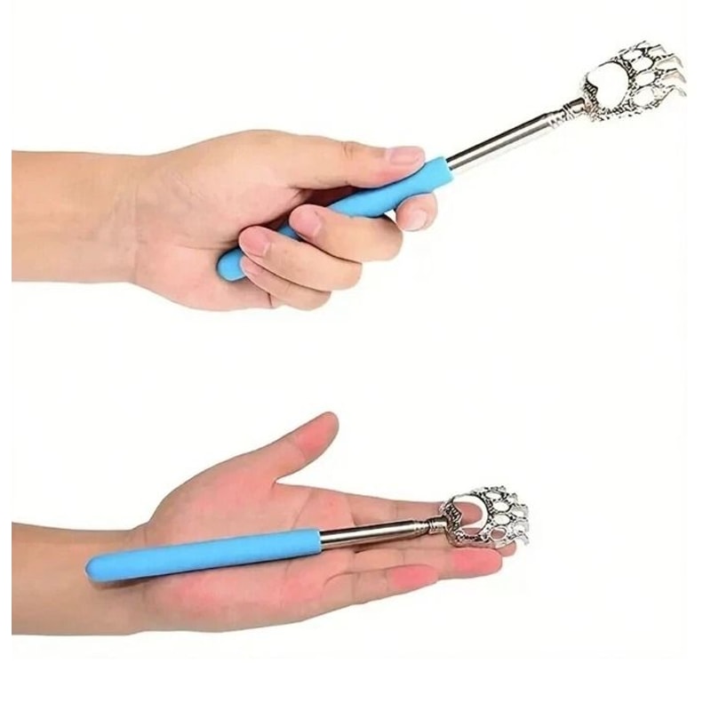 Bear Claw Telescoping Back Scratcher With Rubber Handle Ideal Gift For Comfort Relief 2