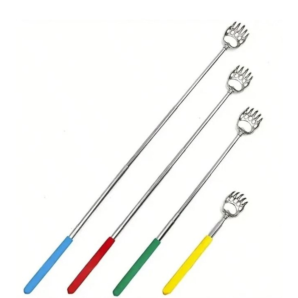 Bear Claw Telescoping Back Scratcher With Rubber Handle Ideal Gift For Comfort Relief 0