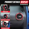 Premium Red Interior Vent Trim Ring For Seat Leon MK2 Dashboard 11