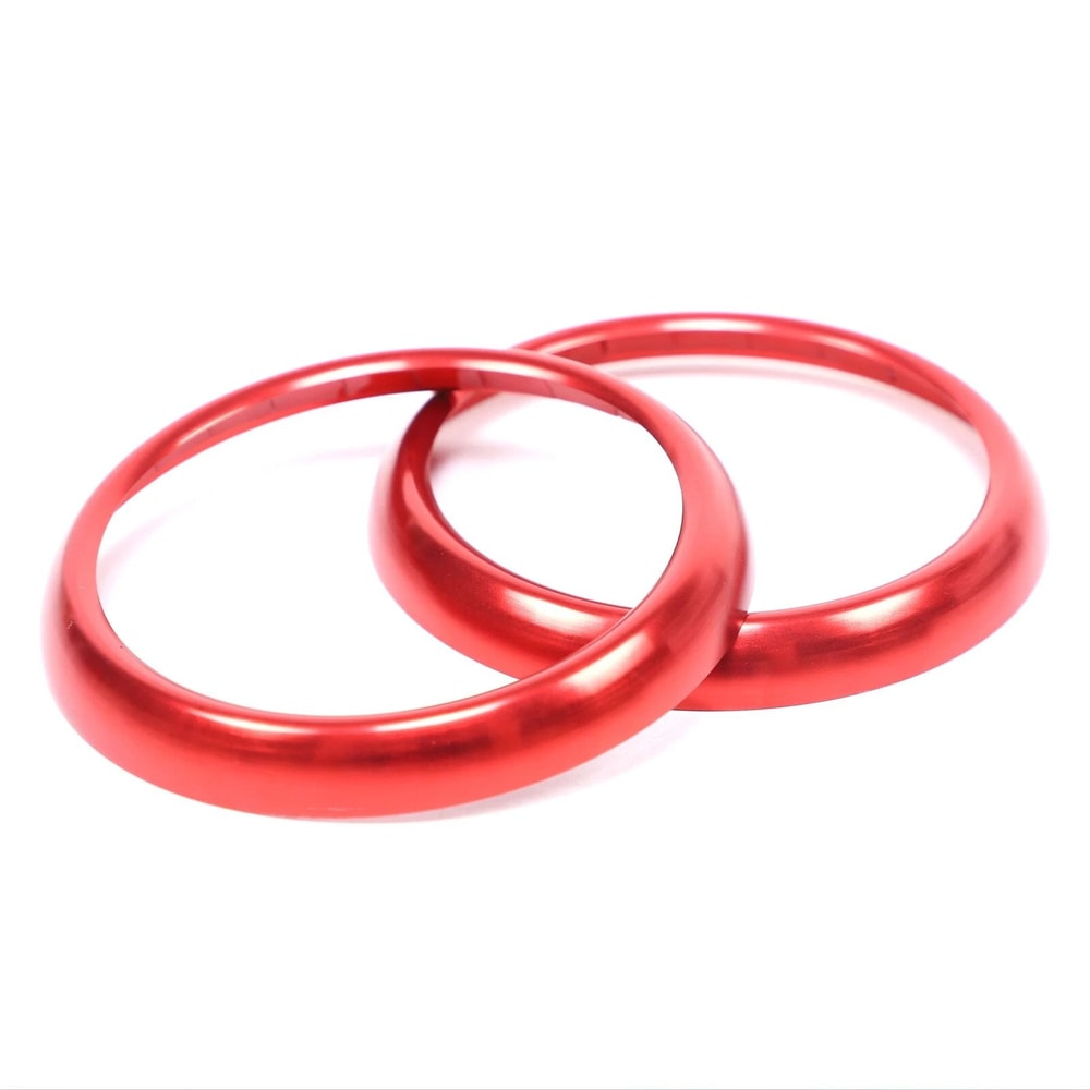 Premium Red Interior Vent Trim Ring For Seat Leon MK2 Dashboard 6