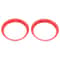 Premium Red Interior Vent Trim Ring For Seat Leon MK2 Dashboard 7