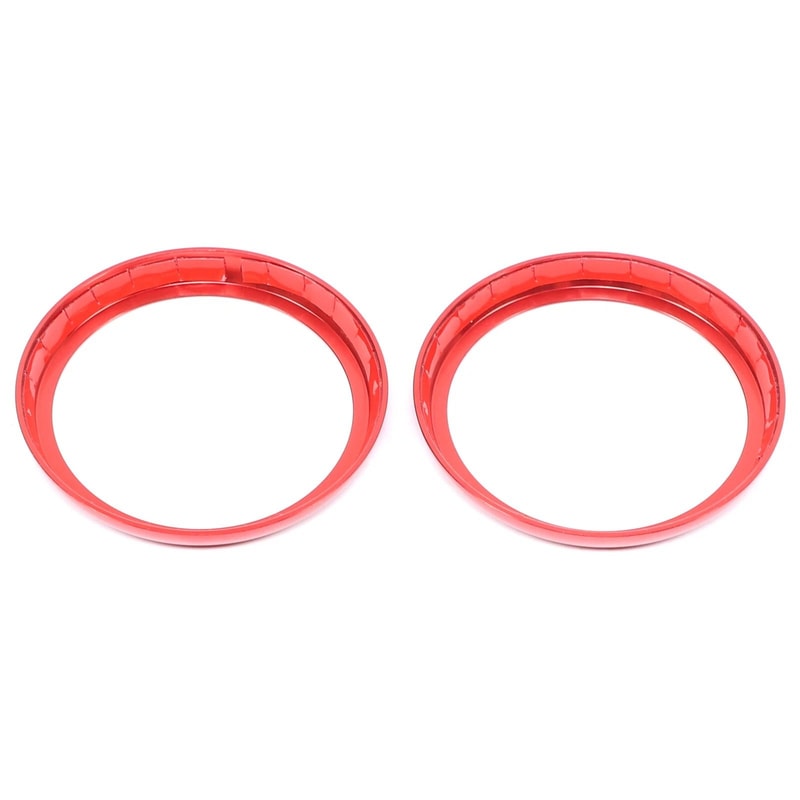Premium Red Interior Vent Trim Ring For Seat Leon MK2 Dashboard 7