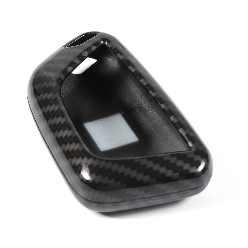 Premium ABS Carbon Fiber Key Fob Cover For Corvette C8 Sleek Protection Style 13