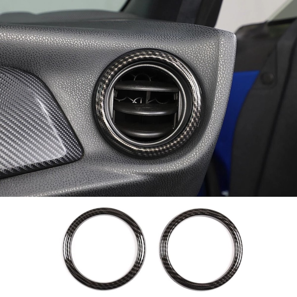 ABS Carbon Fiber Trim Side Air Outlet Vent Cover For Toyota 86Subaru BRZ 10