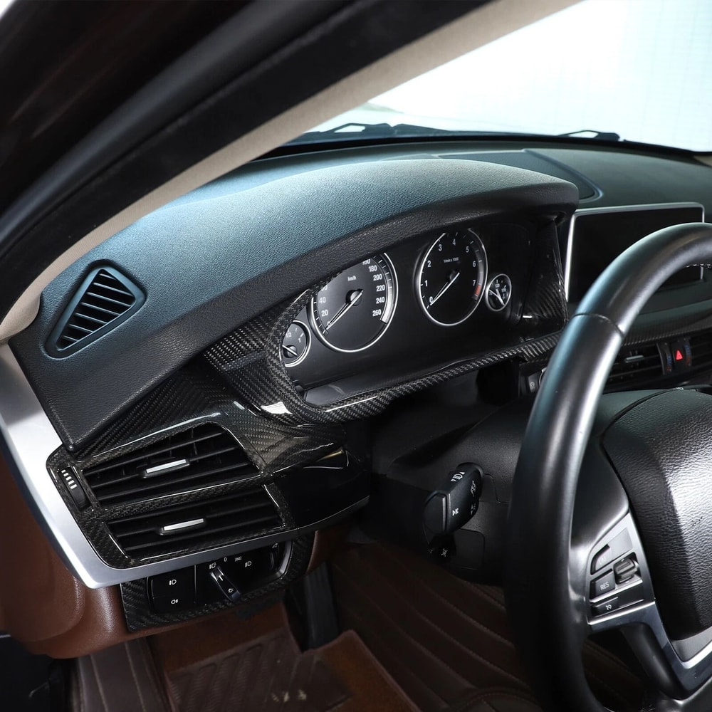 Real Carbon Fiber Dashboard Trim For BMW Premium Interior Upgrade 12