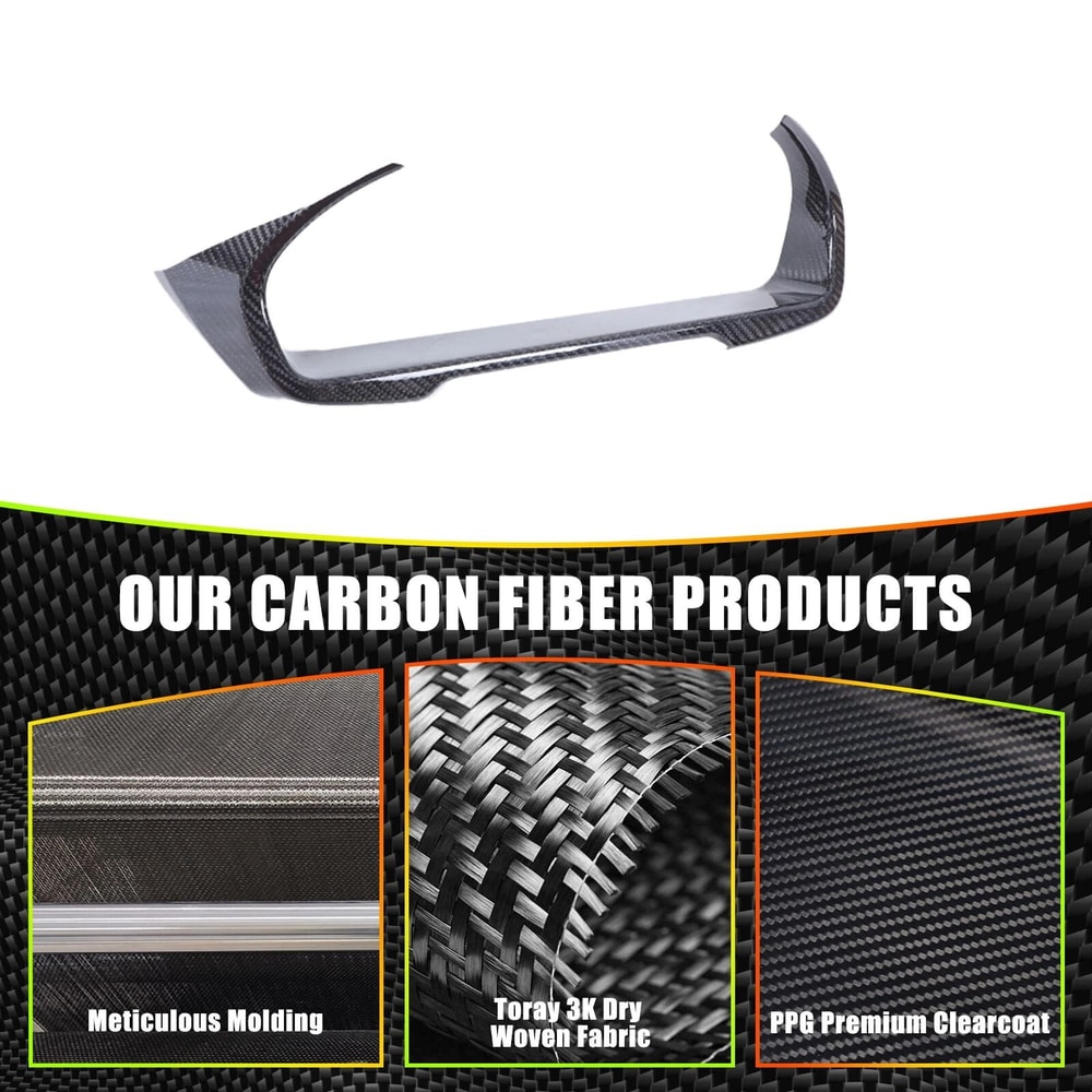 Real Carbon Fiber Dashboard Trim For BMW Premium Interior Upgrade 8