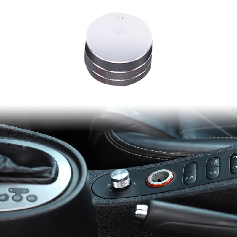 Premium Aluminum Rearview Knob Trim Ring For Seat Leon MK2 Mirror Upgrade 0