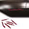 Red Carbon Fiber Air Vent Cover For Maserati Ghibli Side Fender Trim Upgrade 8