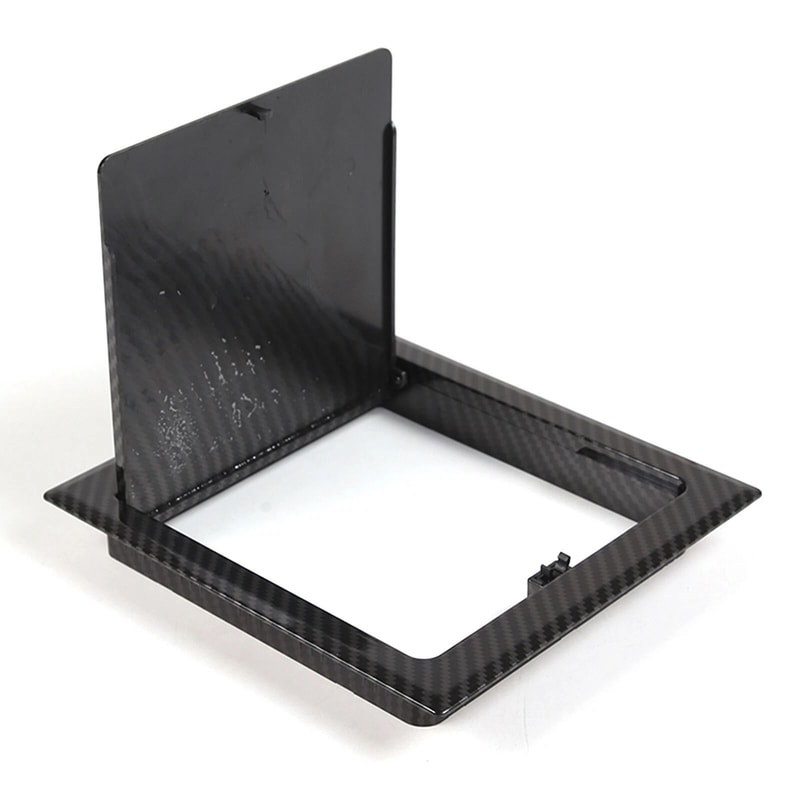 ABS Carbon Console Tray For Toyota Tundra Center Console Armrest Box Storage Solution 8